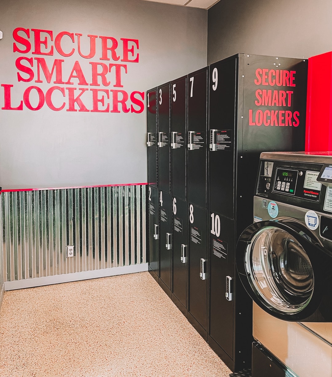 Home Style Laundry Secure Smart Lockers Service
